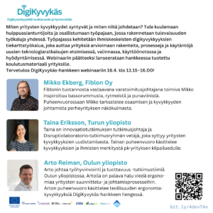 kuvassa kerrotaan seminaarin infot jotka ovat kirjattuna verkkosivulla.